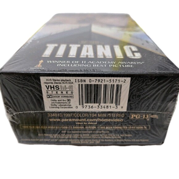 Titanic (VHS, 2-Tape Set ) Brand New - Picture 3 of 3